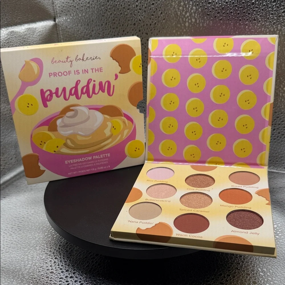 Beauty Bakerie Puddin' Eyeshadow Palette - Pink & Yellow Artwork